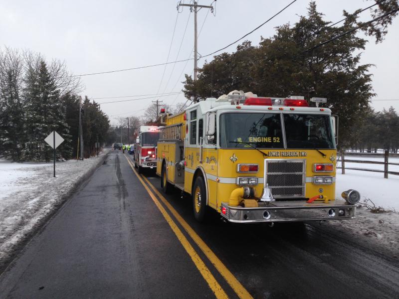 Vehicle Accident - Grubb Rd. - Upper Salford Twp. - 03/02/2015